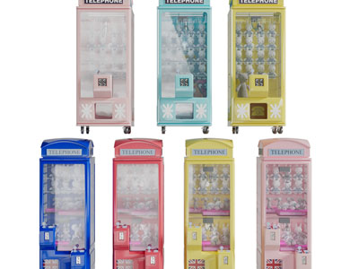 现代娃娃机、游戏机3d模型 现代娃娃机、游戏机