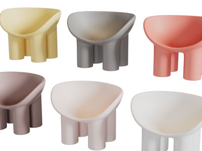 侘寂风休闲椅子