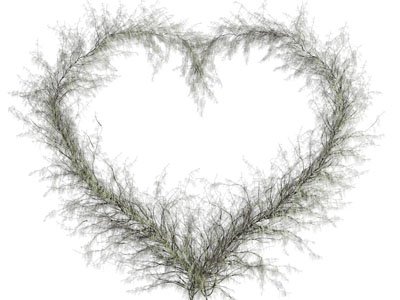 现代爱心墙饰挂件