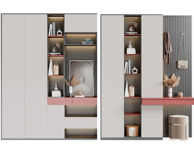 现代玄关装饰柜