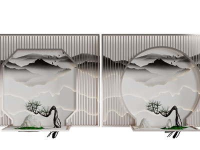 新中式景观园艺小品