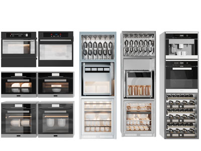 现代洗碗机、消毒柜、酒柜厨房电器