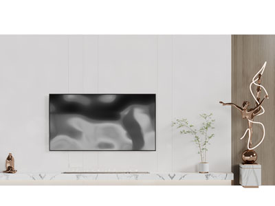 现代电视背景墙3d模型 现代电视背景墙