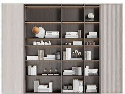 现代实木装饰柜