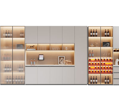 现代轻奢酒柜