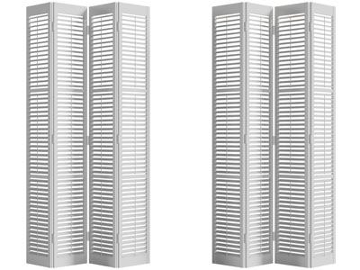 现代实木百叶屏风