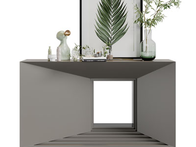 现代透视玄关柜 、边柜