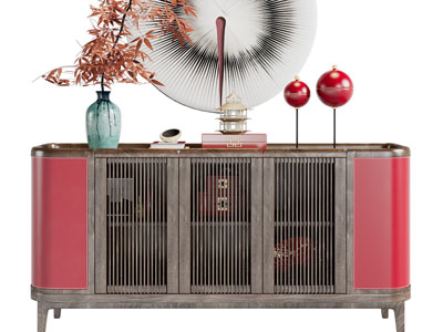 新中式玄关柜、边柜