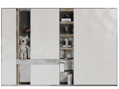 现代衣柜3d模型 现代衣柜