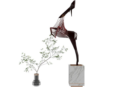 现代小鹿雕塑雕刻