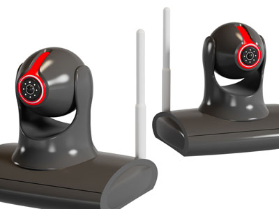 现代摄像头、路由器3d模型 现代摄像头、路由器