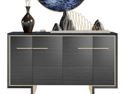 新中式玄关柜、边柜