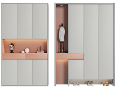 现代玄关装饰鞋柜