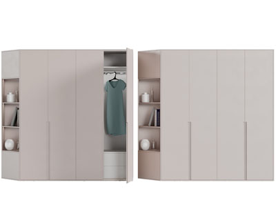 现代衣柜3d模型 现代衣柜