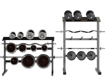 现代举重器放置架体育设备3d模型 现代举重器放置架体育设备