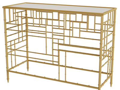 现代金属端景台3d模型 现代金属端景台