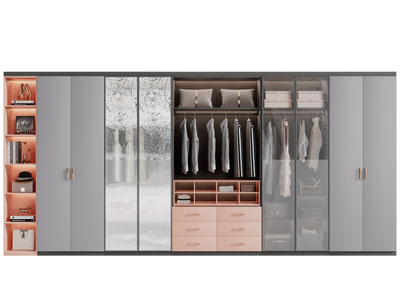 现代装饰衣柜3d模型 现代装饰衣柜