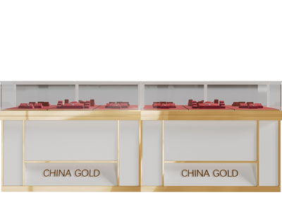 现代珠宝首饰展柜展台