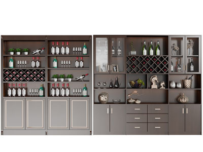 新中式酒柜