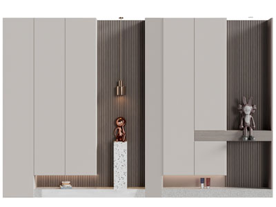 现代玄关装饰鞋柜