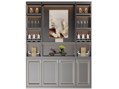 新中式酒柜