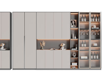 现代酒柜