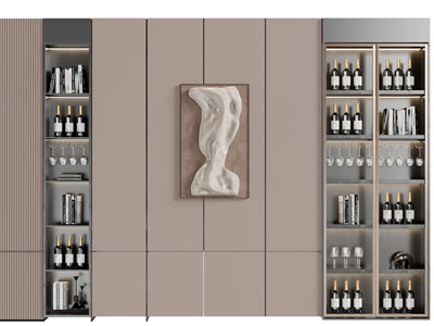 现代酒柜