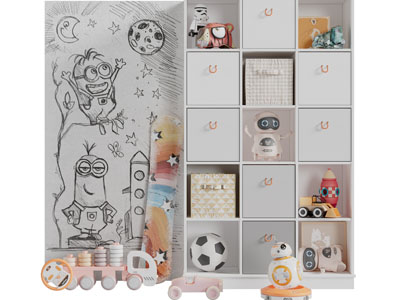现代儿童装饰柜