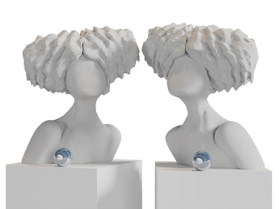 现代抽象雕塑雕刻摆件