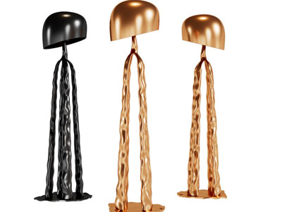 现代章鱼造型落地灯