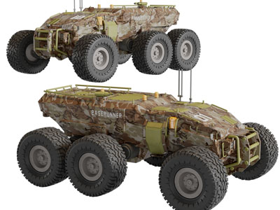 现代坦克武器3d模型 现代坦克武器