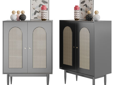 侘寂风玄关柜、边柜