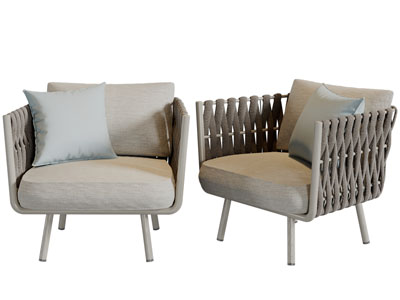 现代单人沙发3d模型 现代单人沙发