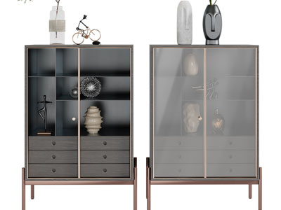 现代轻奢玄关柜、边柜