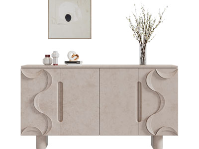 侘寂风玄关柜、边柜