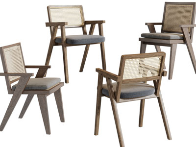 侘寂风休闲椅子