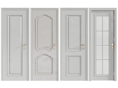 简欧实木平开门