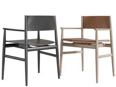 北欧实木休闲椅子