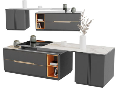 现代老板台、老板桌