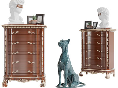 欧式雕花斗柜、玄关柜