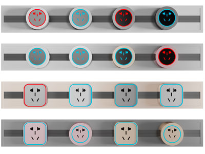 现代开关面板插座3d模型 现代开关面板插座