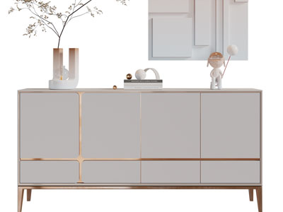 现代轻奢玄关柜、边柜