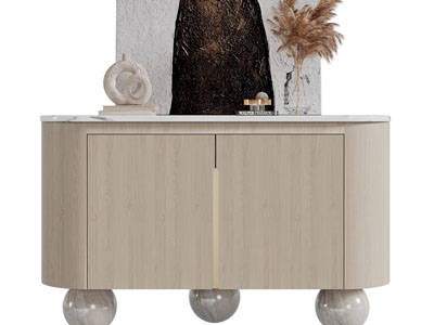 侘寂风玄关柜、边柜