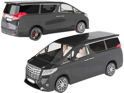 现代商务汽车3d模型 现代商务汽车