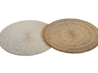 现代编织圆形地毯3d模型 现代编织圆形地毯