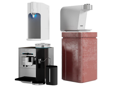 现代饮水机、咖啡机