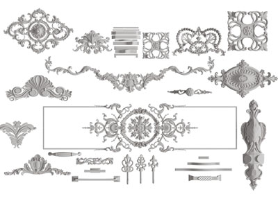 欧式雕花装饰构件