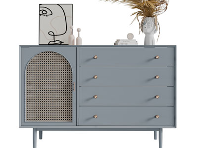 侘寂风玄关柜、边柜