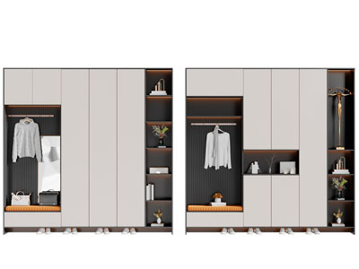 现代装饰鞋柜