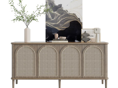 侘寂风玄关柜、边柜